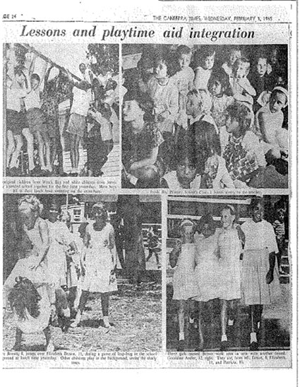Wreck Bay children attend JB school